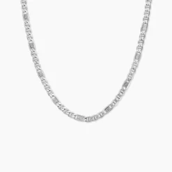 Chaine Jeremi Argent Blanc