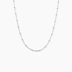 Chaine Kathi Argent Blanc