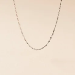 Chaine Ylsa Argent Blanc