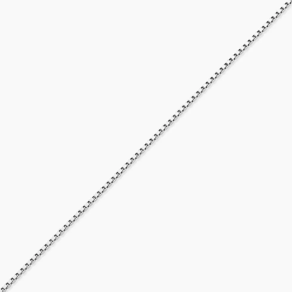Chaîne Alyze Argent Blanc
