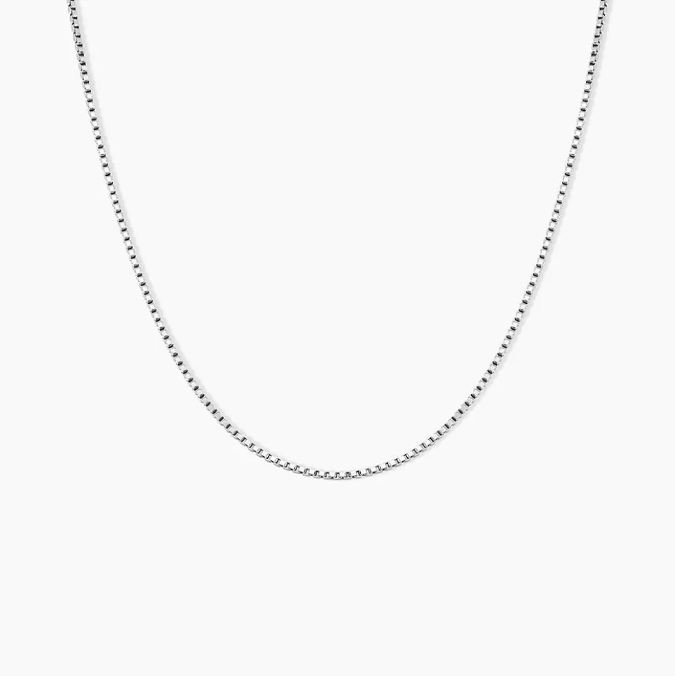 Chaîne Alyze Argent Blanc