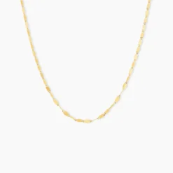 Chaîne Camelie Maille Lumina Or Jaune