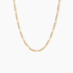 Chaîne Cameo Maille Alternee 1/3 Or Jaune
