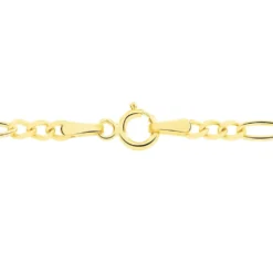 Chaîne Cameo Maille Alternee 1/3 Or Jaune