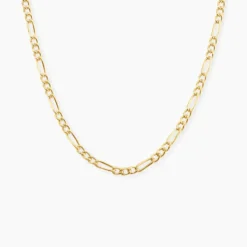 Chaîne Cameo Maille Alternee 1/3 Or Jaune