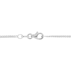 Chaîne Clementine Argent Blanc