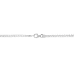 Chaîne Clementine Argent Blanc