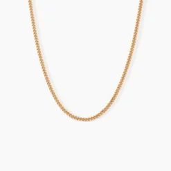 Chaîne Clement Maille Gourmette Plaqué Or Jaune