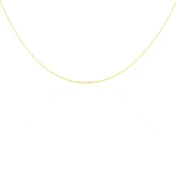 Chaîne Igoa Maille Forçat Diamantee Or Jaune