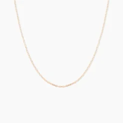 Chaîne Igoa Maille Forçat Diamantee Or Rose