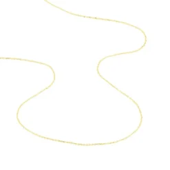 Chaîne Igoa Maille Forçat Diamantee Or Jaune