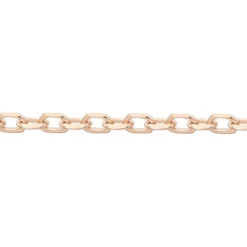 Chaîne Igoa Maille Forçat Diamantee Or Rose