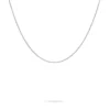 Chaîne Igoa Maille Forçat Diamantee Or Blanc