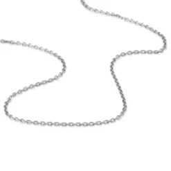Chaîne Igoa Maille Forçat Diamantee Or Blanc