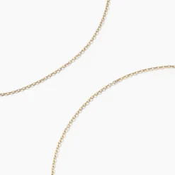 Chaîne Igoa Maille Forçat Diamantee Or Jaune