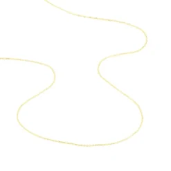Chaîne Igoa Maille Forçat Diamantee Or Jaune
