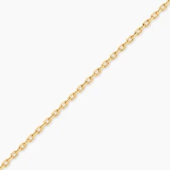 Chaîne Igoa Maille Forçat Diamantee Or Jaune
