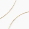 Chaîne Igoa Maille Forçat Diamantee Or Jaune