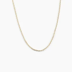 Chaîne Igoa Maille Forçat Diamantee Or Jaune