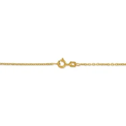 Chaîne Igoa Maille Forçat Diamantee Or Jaune