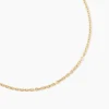 Chaîne Igoa Maille Forçat Diamantee Or Jaune