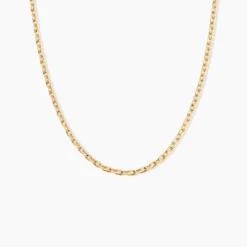 Chaîne Igoa Maille Forçat Diamantee Or Jaune