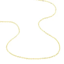 Chaîne Igoa Maille Forçat Diamantee Or Jaune