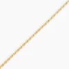 Chaîne Igoa Maille Forçat Diamantee Or Jaune