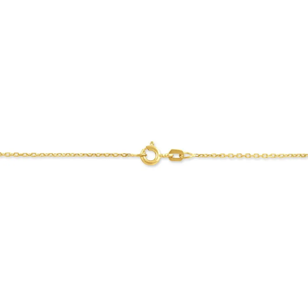 Chaîne Igoa Maille Forçat Diamantee Or Jaune