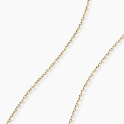 Chaîne Igoa Maille Forçat Diamantee Or Jaune