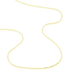 Chaîne Igoa Maille Forçat Diamantee Or Jaune