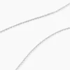Chaîne Igoa Maille Forçat Diamantee Or Blanc