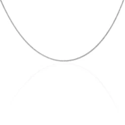 Chaîne Imad Maille Gourmette Or Blanc
