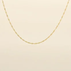 Chaîne Imanie Maille Singapour Or Jaune