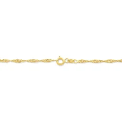 Chaîne Imanie Maille Singapour Or Jaune