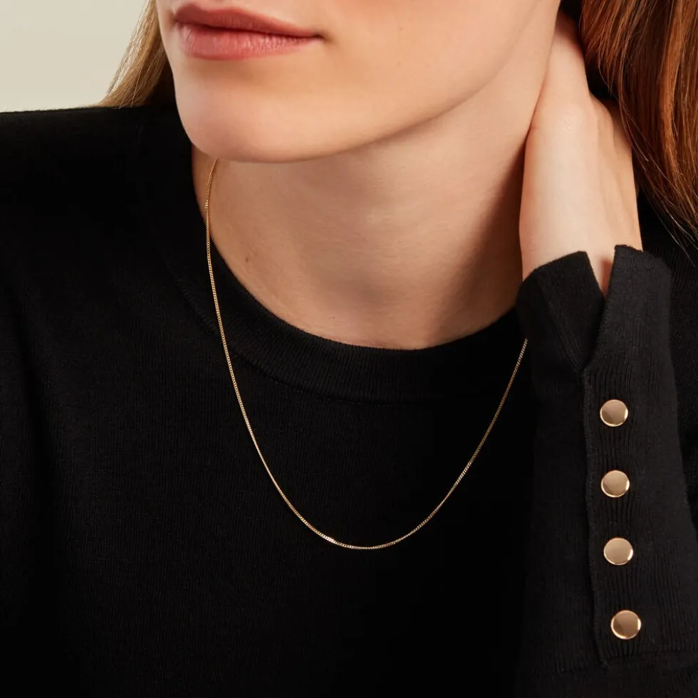 Chaîne Irisa Maille Gourmette Or Jaune