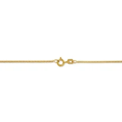 Chaîne Ixia Maille Gourmette Diamantee Or Jaune