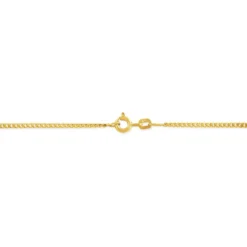 Chaîne Ixia Maille Gourmette Diamantee Or Jaune