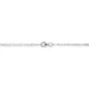 Chaîne Lyndsayae Maille Alternée 1/3 Argent Blanc