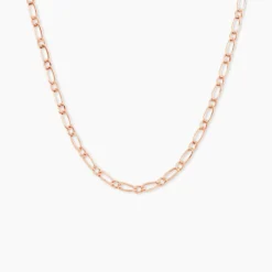 Chaîne Ophelio Maille Alternee 1/1 Or Rose
