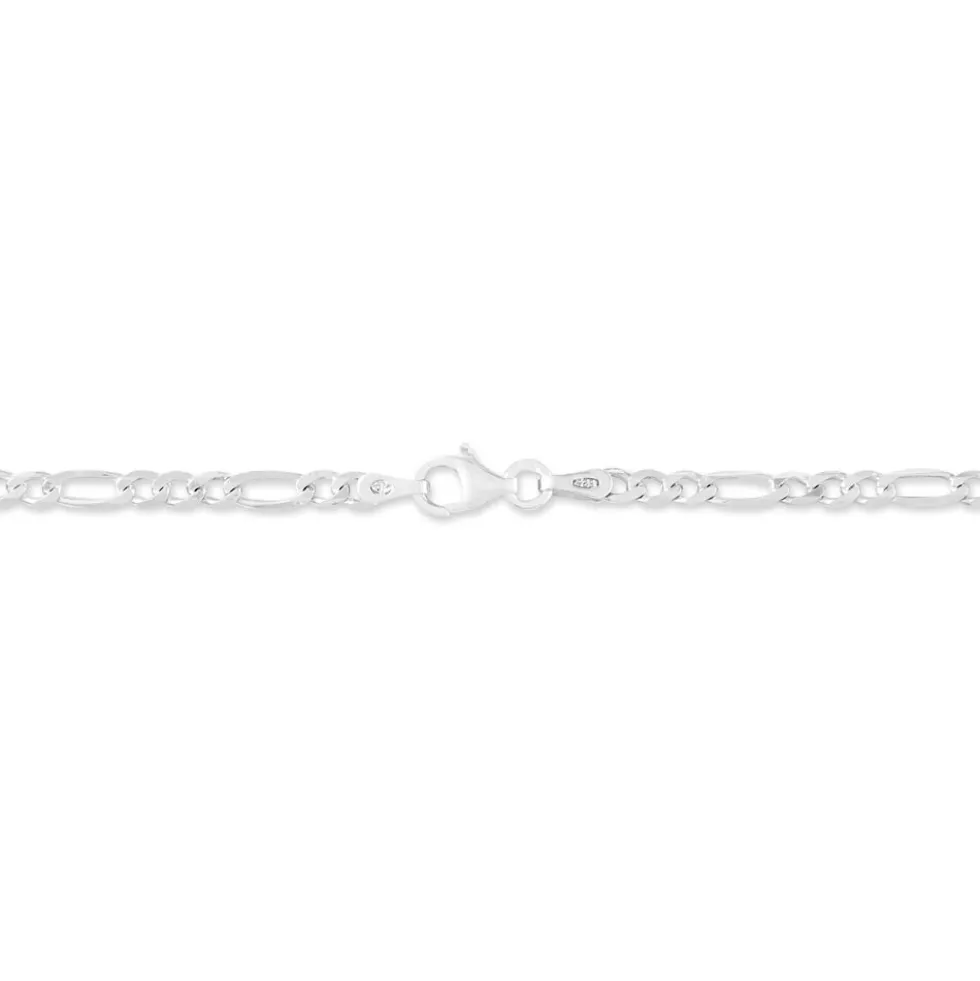 Chaîne Vivian Maille Alternee 1/3 Argent Blanc