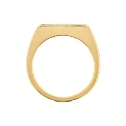 Chevalière Filat Plaqué Or Jaune