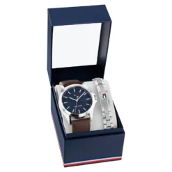 Coffret De Montre Tommy Hilfiger Bruce Bleu
