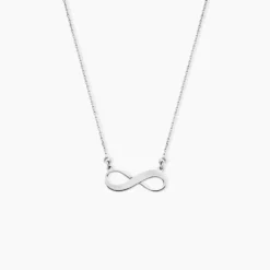 Collier Abelae Argent Blanc