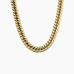 Collier Acier Doré Jonie