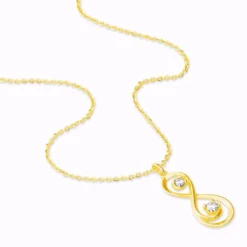 Collier Ademar Or Jaune Oxyde De Zirconium
