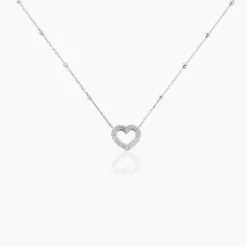Collier Aella Argent Blanc
