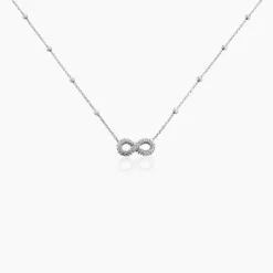 Collier Aella Argent Blanc
