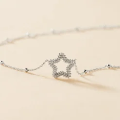 Collier Aella Argent Blanc
