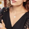 Collier Aemilia Argent Blanc
